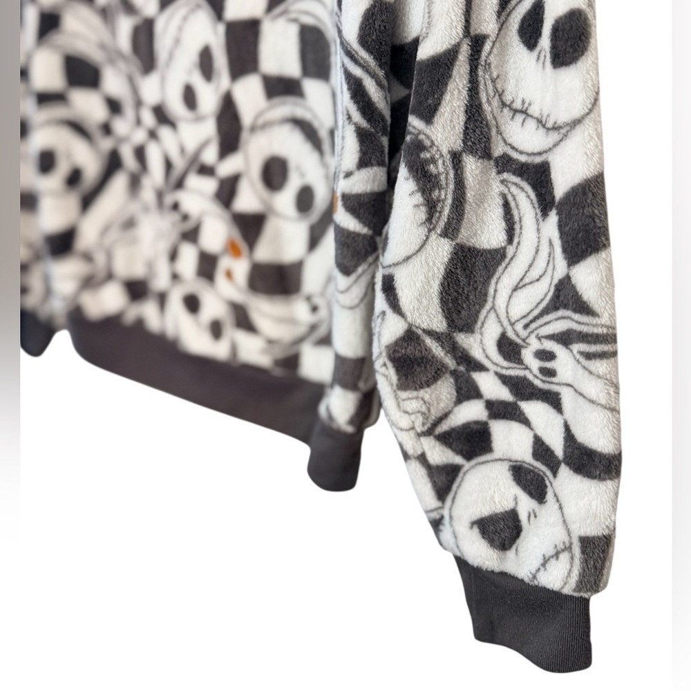 Disney Nightmare Before Christmas Jack Skellington Fleece Hoodie Size M - Picture 5 of 7